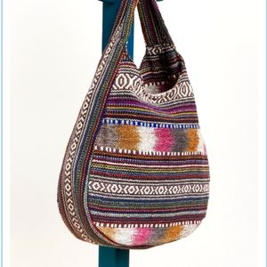 NWT Woven jacquard Boho shoulder bag- Earth Bound Trading